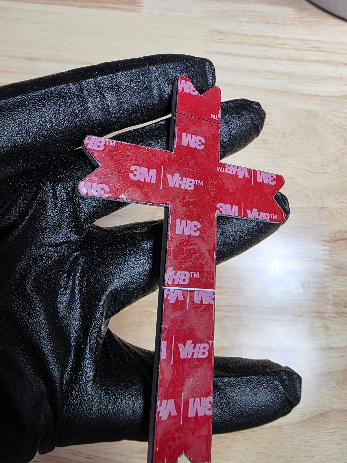 βοΈ 4" Cross Emblem v5 β Black & White | 3M VHB Backed